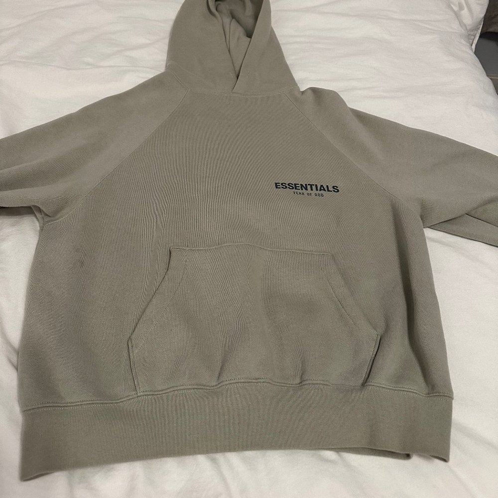 SSENSE Exclusive Essentials Green Pullover Hoodie Size XXS